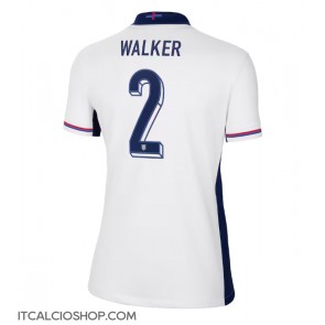 Inghilterra Kyle Walker #2 Prima Maglia Femmina Europei 2024 Manica Corta